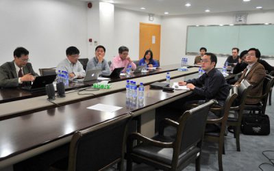 台湾中研院应用科学研究中心代表团访问上海交大密西根学院