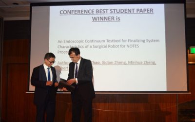 JI Doctoral Student Wins Best Student Paper Award in a Prestigious International Conference