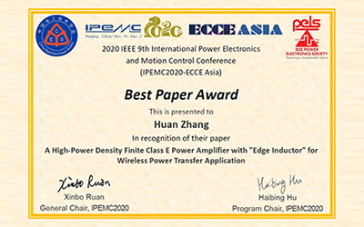 JI student wins Best Paper Award at IEEE conference