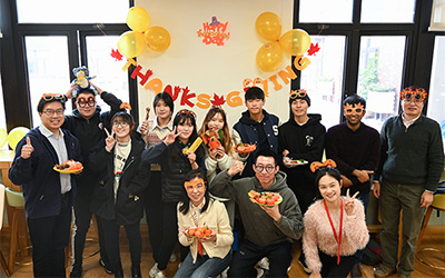JI hosts Thanksgiving luncheon for international students