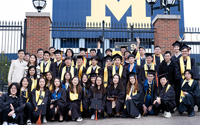 JI dual-degree and GDP students celebrate graduation from UM