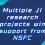Multiple JI research projects win support from NSFC