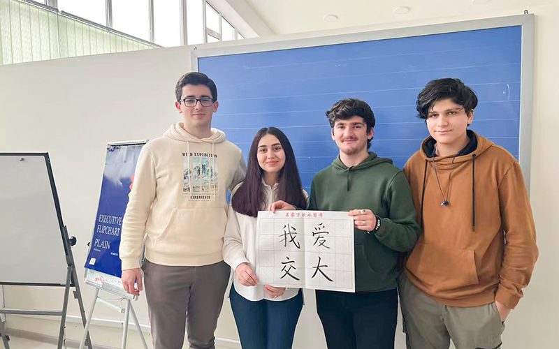 JI students organize Chinese Culture Day at Armenian school