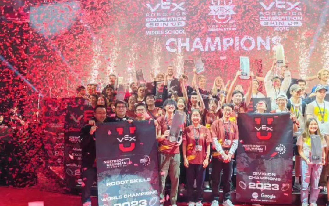 JI students crowned world robotics competition champions