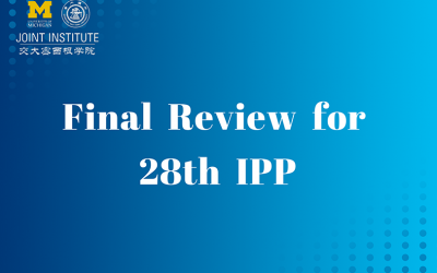 Notification of Final Review for 28th IPP