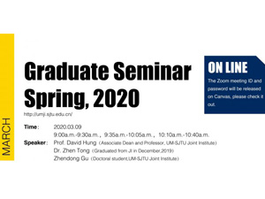 Graduate Seminar-Spring, 2020